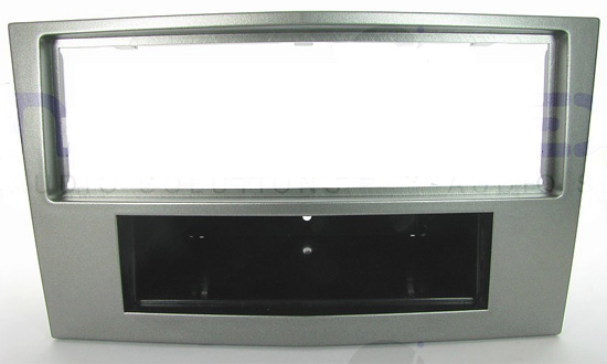 Radion asennuskehys, Opel Astra (04->)/Zafira (05->)/Corsa (06->) - Silver Metal