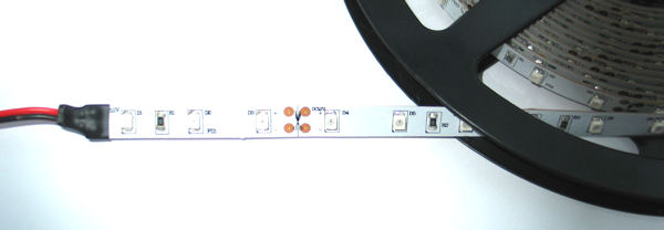LED nauha punainen 12VDC